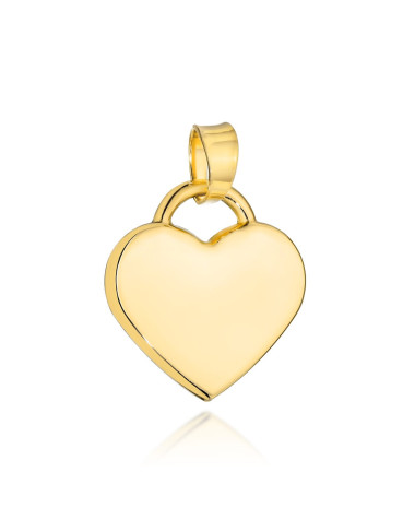 Zawieszka złota gładkie serce (Gramatura: 0.84)