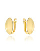 Kolczyki złote gładkie elipsy (Gramatura: 1.43)