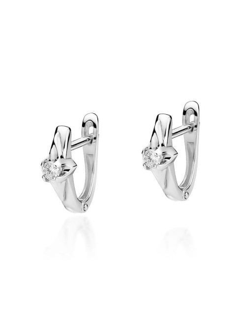 Kolczyki K0088B 0,016CT