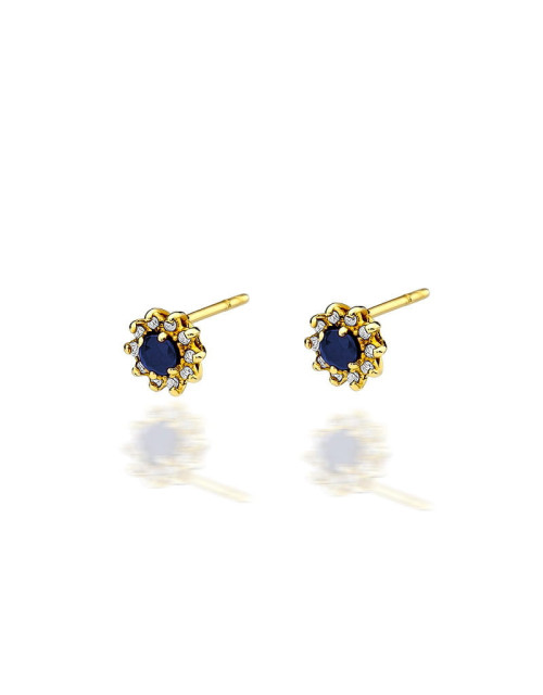 KOLCZYKI K0185 SZAFIR