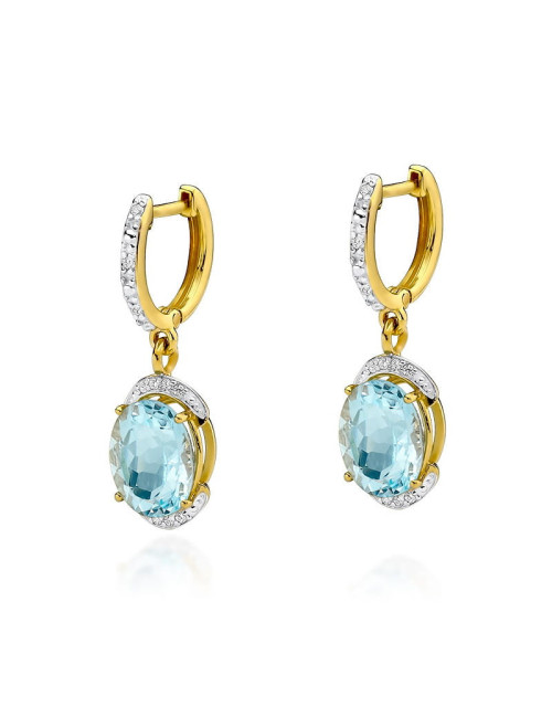 KOLCZYKI K0150 TOPAZ