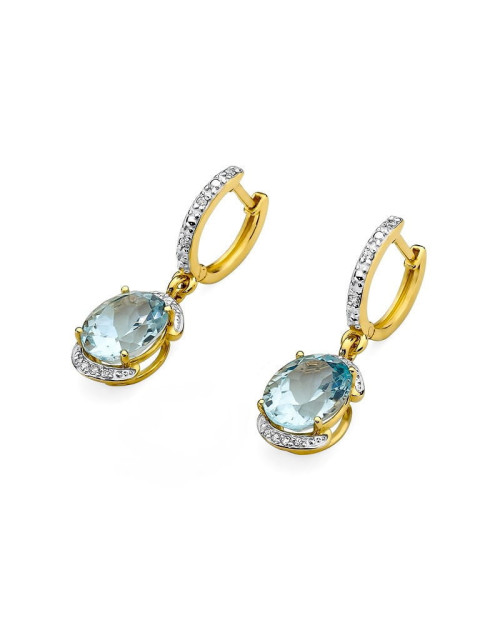 KOLCZYKI K0150 TOPAZ