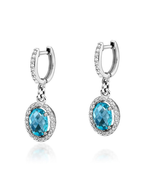 KOLCZYKI K0080B TOPAZ