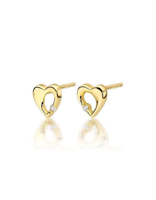 KOLCZYKI K0020 0,02CT