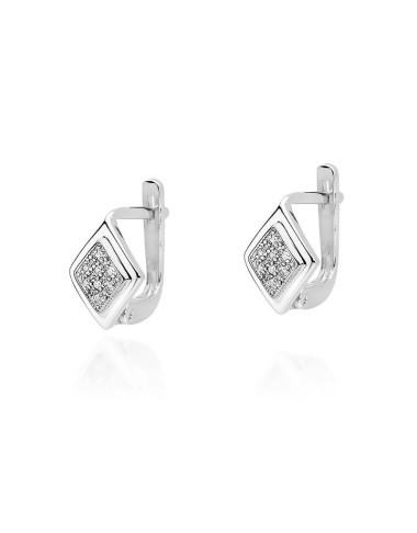 KOLCZYKI K0052B 0,08CT