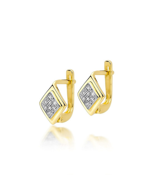 KOLCZYKI K0052 0,08CT