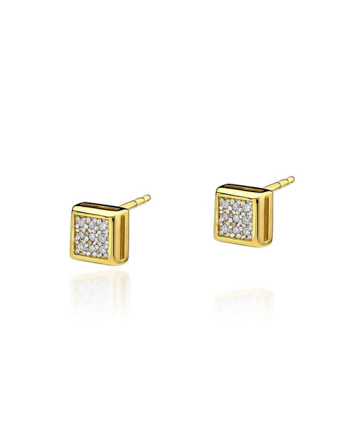 KOLCZYKI K0036 0,09CT