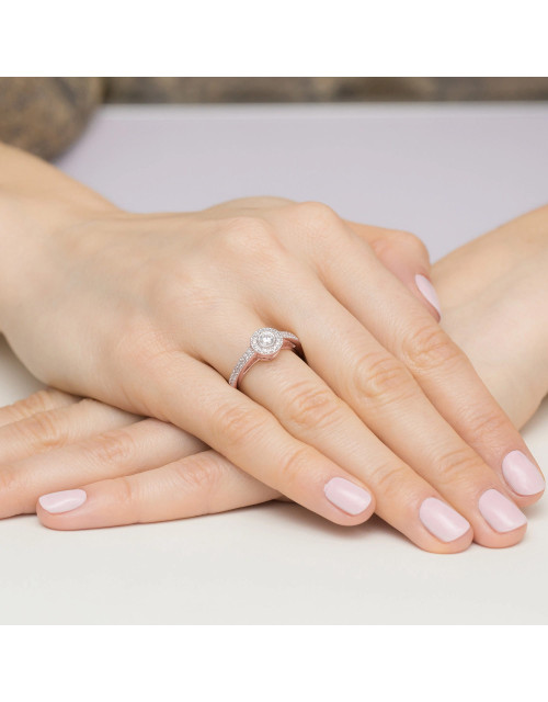 Pierscionek W530 0,37ct