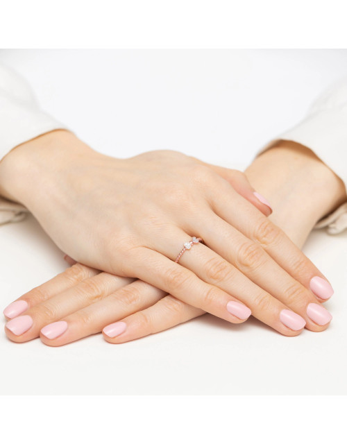 PIERŚCIONEK W523 0,03CT