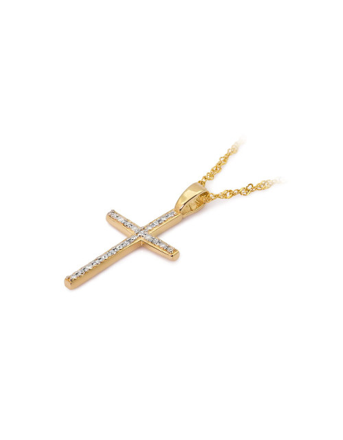 Zawieszka krzyżyk D0004Z, 0,055ct