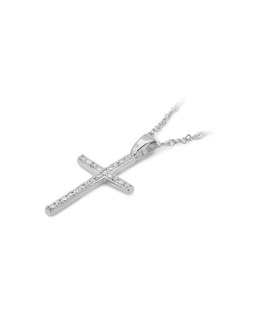 Zawieszka krzyżyk D0004B, 0,055ct