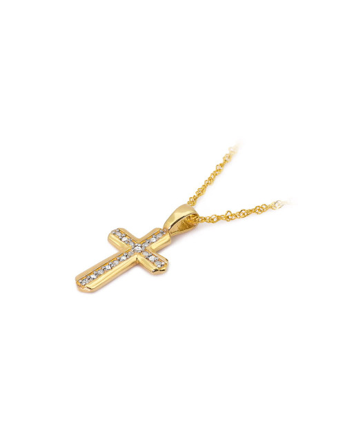 Zawieszka krzyżyk D0005Z, 0,035ct