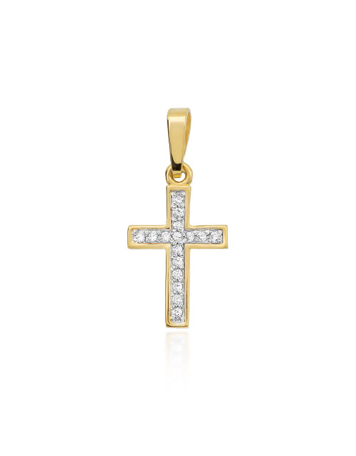 Zawieszka krzyżyk D0042Z, 0,075ct
