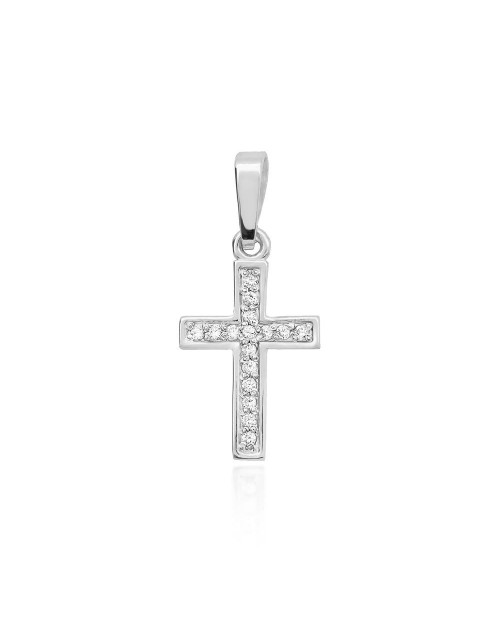 Zawieszka krzyżyk D0042B, 0,075ct