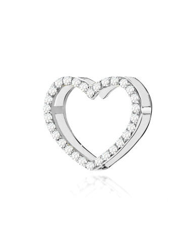 Zawieszka serce Z0027B, 0,15ct