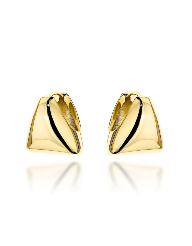 Kolczyki złote gładkie trójkąty (Gramatura: 4.36)