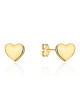 Kolczyki złote serduszko gładkie (Gramatura: 0.88)