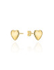 Kolczyki złote gładkie serca (Gramatura: 0.96)
