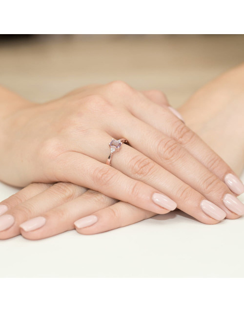 Pierscionek W0002-AMETYST