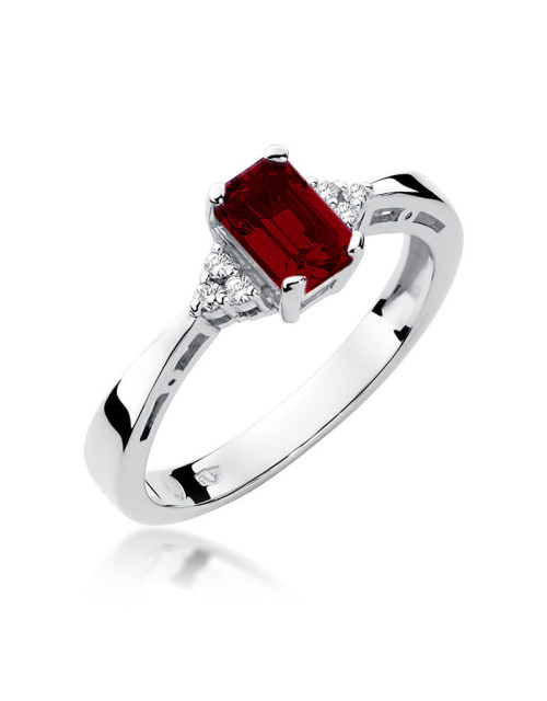 Pierscionek W0002-Granat