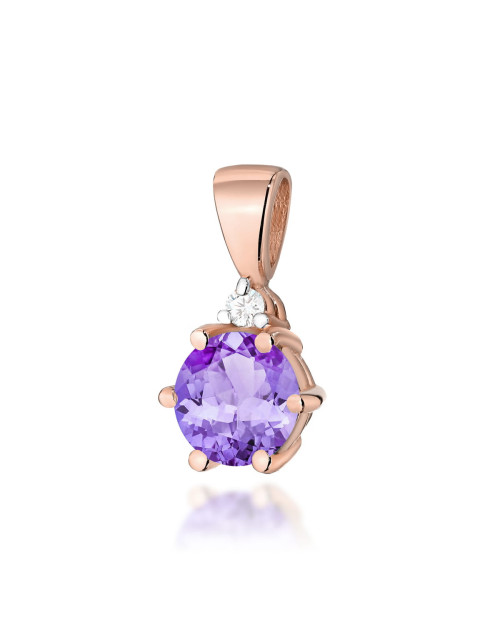 ZAWIESZKA Z0076R, AMETYST 0,50 ct