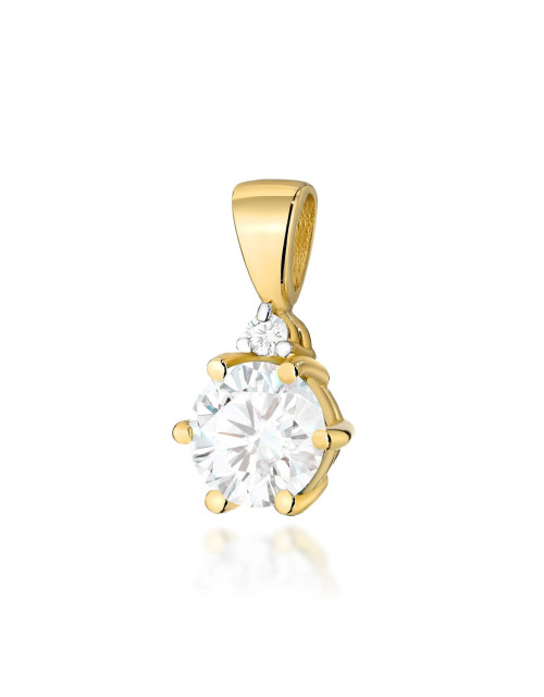 ZAWIESZKA Z0076, BIAŁY SZAFIR 0,60 ct