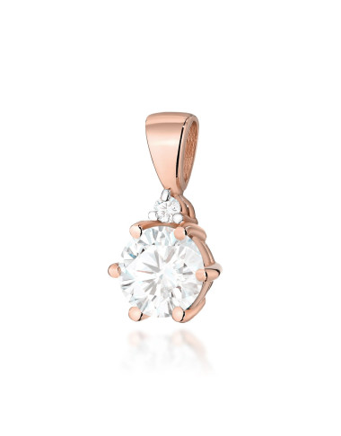 ZAWIESZKA Z0076R, BIAŁY SZAFIR 0,60 ct