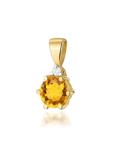 ZAWIESZKA Z0076, CYTRYN 0,50 ct