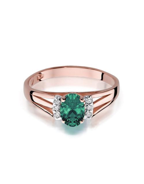 Pierscionek W005-SZMARAGD