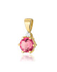 ZAWIESZKA Z0076, RÓŻOWY TOPAZ 0,60 ct