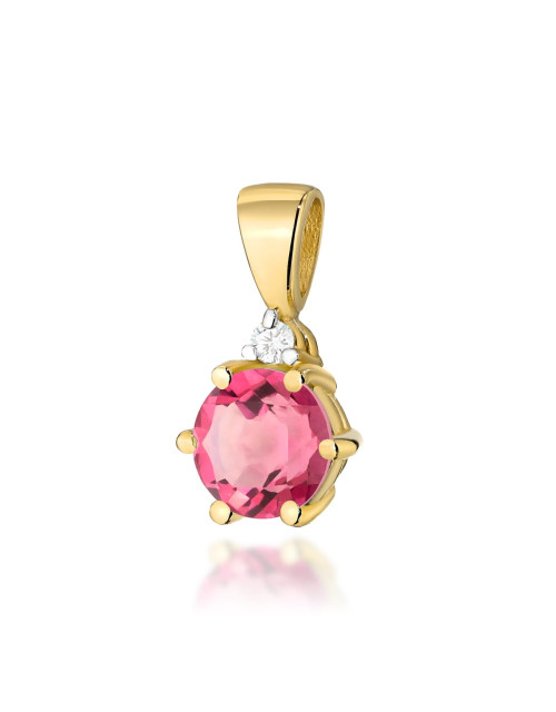 ZAWIESZKA Z0076, RÓŻOWY TOPAZ 0,60 ct