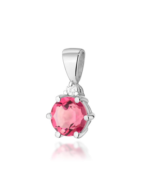 ZAWIESZKA Z0076B, RÓŻOWY TOPAZ 0,60 ct