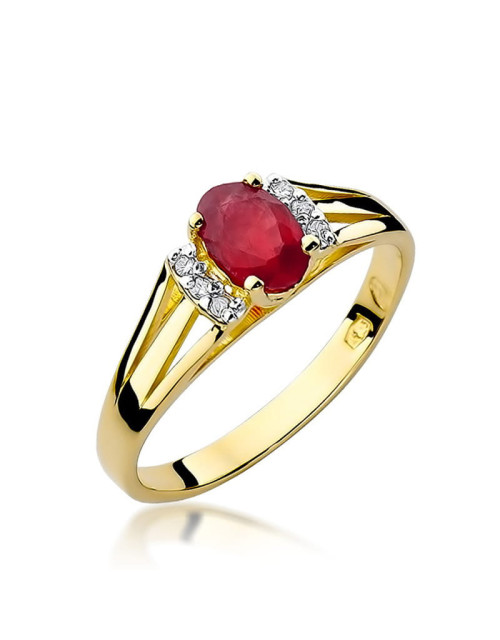 Pierscionek W0005-GRANAT