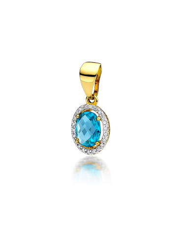 ZAWIESZKA Z0080 TOPAZ, 1,7 ct