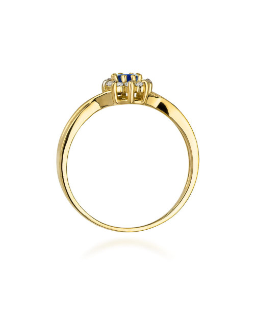 Pierscionek W0072-SZAFIR