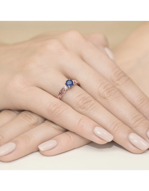 Pierscionek W0014-SZAFIR