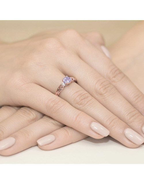 Pierscionek W0014-AMETYST