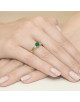 Pierscionek W014- SZMARAGD