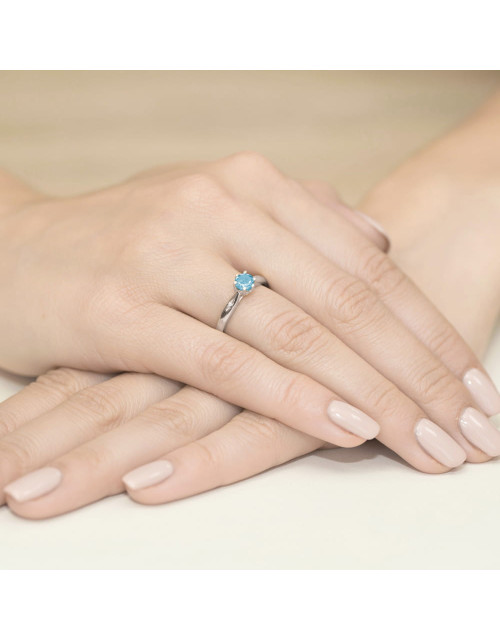 Pierscionek W0074-TOPAZ