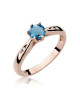 Pierscionek W0074-TOPAZ LONDON BLUE
