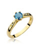 Pierscionek W0074-TOPAZ LONDON BLUE
