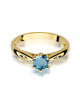 Pierscionek W0074-TOPAZ LONDON BLUE