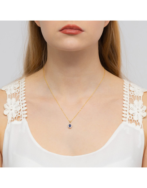 ZAWIESZKA Z0182 SZAFIR, 0,70 ct