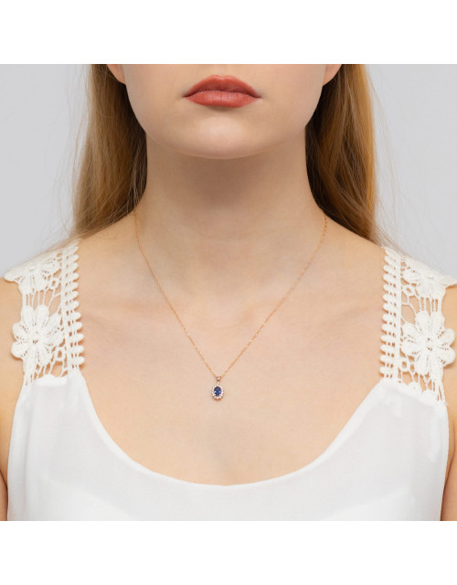 ZAWIESZKA Z0182R SZAFIR, 0,70 ct