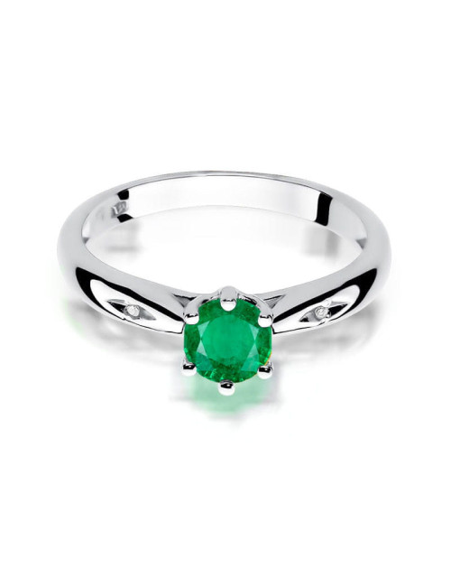 Pierscionek W0074-SZMARAGD