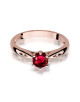 Pierscionek W0074-RUBIN