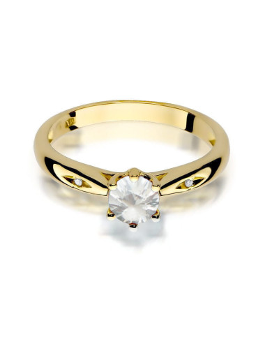 Pierscionek W0074-SZAFIR BIAŁY