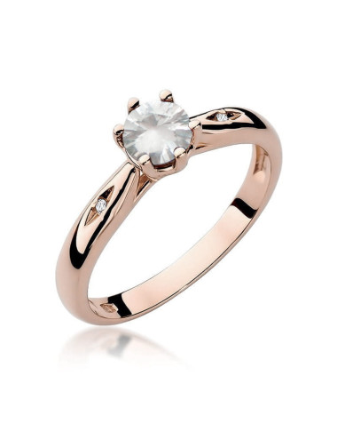 Pierscionek W0074-SZAFIR BIAŁY