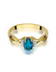 Pierscionek W0019-TOPAZ LONDON BLUE