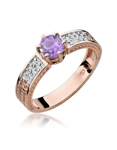 Pierscionek W0075-AMETYST